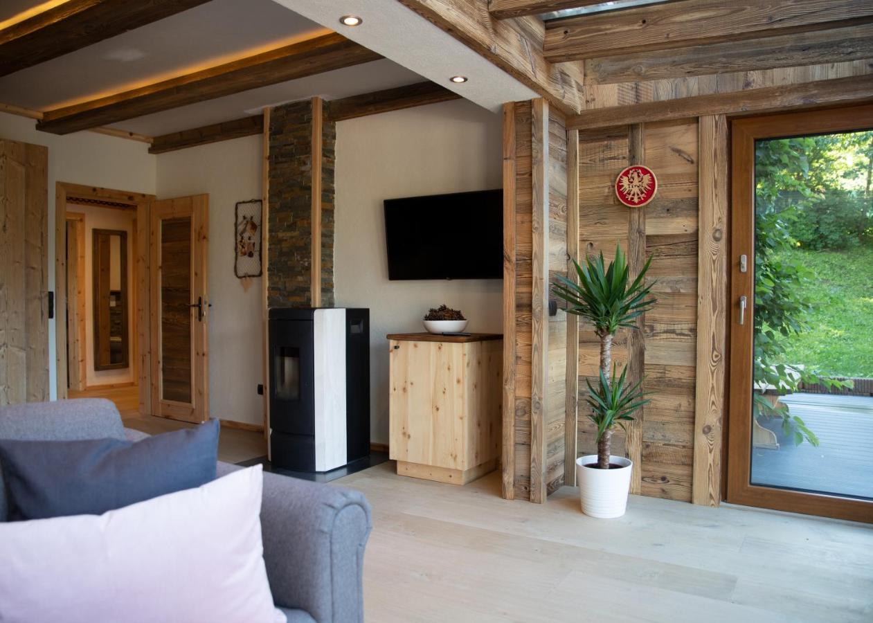 Chalet Gletscherblick Stubai Mieders Eksteriør billede